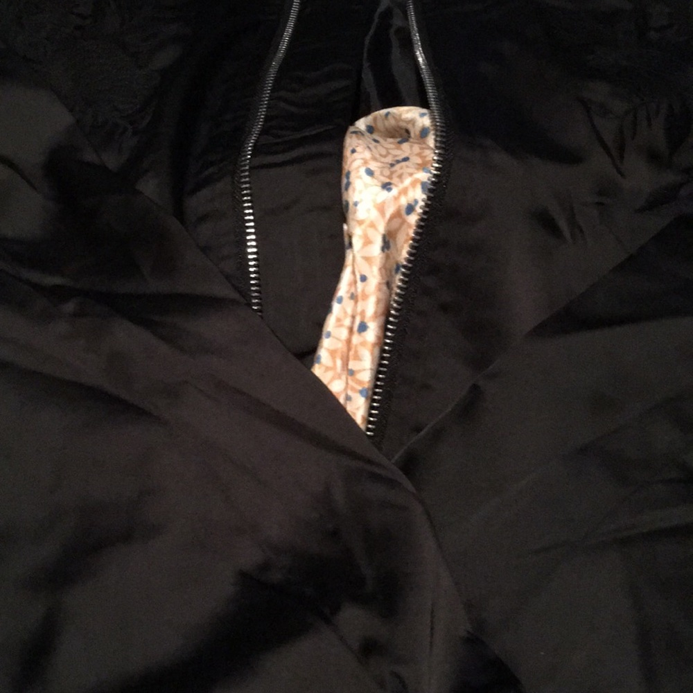Black Lunik NWT lightweight satin bomber jacket❤️ - Picture 5 of 5